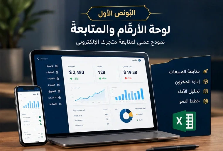 لوحة متابعة أرقام متجرك